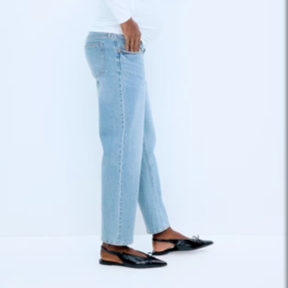 H&M Light Blue Straight Leg Jeans - Picture 3 of 5